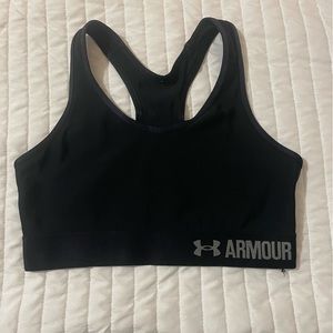 Under Armour Black Sports Bra Size Small
